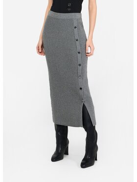 Liu Jo Liu Jo Spódnica maxi MF5372MS99E02050 Szary Slim Fit
