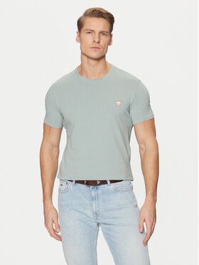Guess Guess T-krekls M2YI24 J1314 Pelēks Slim Fit