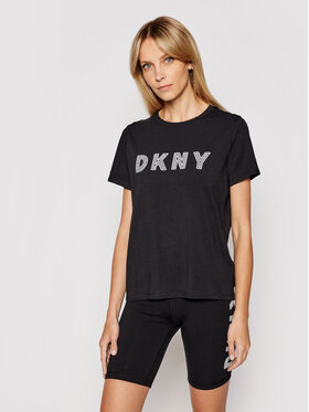 DKNY Sport DKNY Sport T-Shirt DP0T7440 Czarny Regular Fit