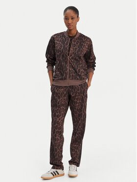 adidas adidas Φόρμα Essentials 3-Stripes Animal JZ0927 Καφέ Regular Fit