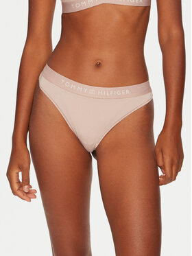 Tommy Hilfiger Tommy Hilfiger Stringi UW0UW05510 Beżowy
