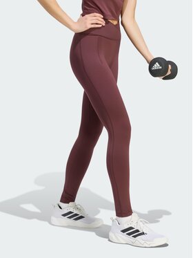adidas adidas Legginsy 171034 Czerwony ciemny Regular Fit