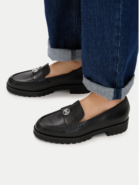 MICHAEL Michael Kors MICHAEL Michael Kors Loafers Jaelyn Lug 40T6JLFP1L Negru