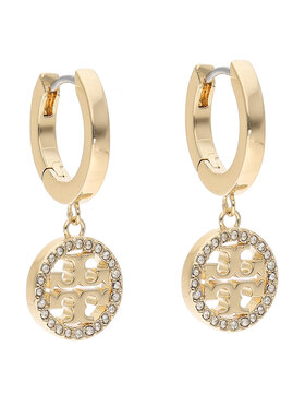 Tory Burch Tory Burch Uhani Miller Pave Hoop Earring 87041 Zlata