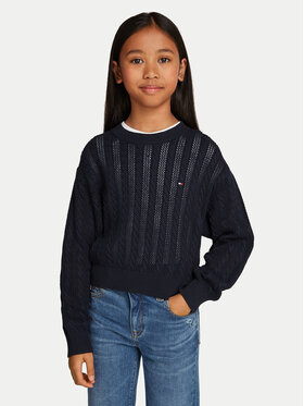 Tommy Hilfiger Tommy Hilfiger Светр Essential KG0KG08075 Cиній Regular Fit