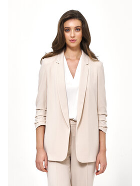 NIFE NIFE Marynarka Z49 Beżowy Regular Fit