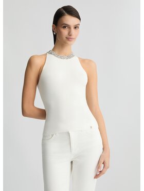 Liu Jo Liu Jo Blusa CA5108MS99EM9087 Bianco Regular Fit