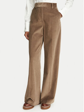 Weekend Max Mara Weekend Max Mara Pantaloni din material Tania 2625136012 Maro deschis Regular Fit