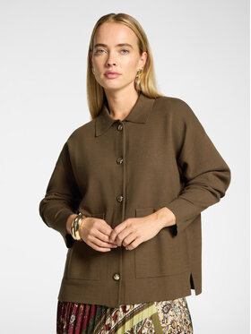 Elena Mirò Elena Mirò Cardigan M210Z000984N035 Verde Over Fit