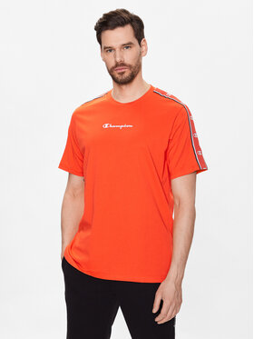 Champion Champion T-Shirt 218472 Pomarańczowy Regular Fit
