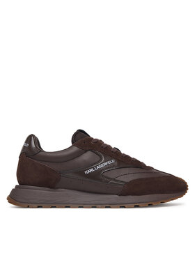 KARL LAGERFELD KARL LAGERFELD Sneakersy Kairo KL51117 Tmavo hnedá