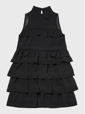 Vero Moda Girl Vero Moda Girl Elegantné šaty Kata 10278583 Čierna Regular Fit