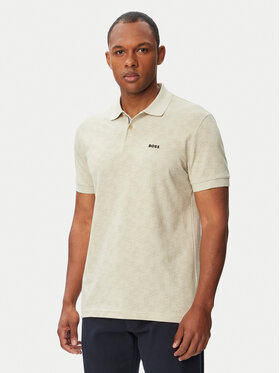 BOSS BOSS Polo särk Swing 50564801 Helebeež Regular Fit