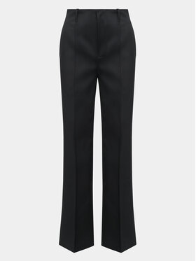 Sisley Sisley Текстилни панталони 4ZY7LF03L Черен Wide Leg