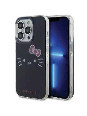 Hello Kitty Hello Kitty Etui na telefon iPhone 15 Pro Czarny