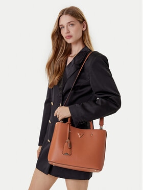 Guess Guess Ročna torba Meridian II HWBG69 74060 Rjava