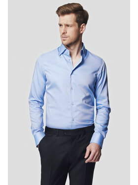Lancerto Lancerto Koszula Vittoria KO051223000056 Niebieski Slim Fit