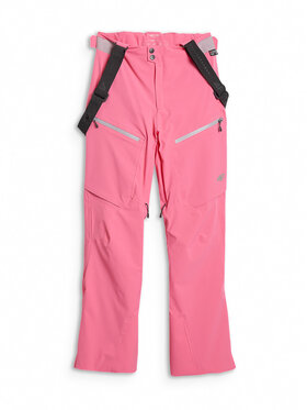 4F 4F Spodnie narciarskie SKI PERFORMANCE Koralowy Regular Fit