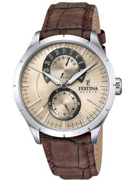 Festina Festina Zegarek F16573/9 Brązowy