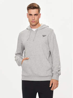 Reebok Reebok Džemperis ar kapuci Left Chest 100067634 Pelēks Regular Fit