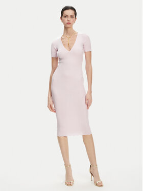 Elisabetta Franchi Elisabetta Franchi Rochie tricotată AM-53S-51E2 Roz Slim Fit
