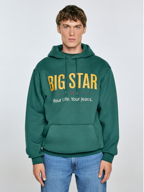 BIG STAR BIG STAR Bluza ASHLYNO Zielony Comfort Fit
