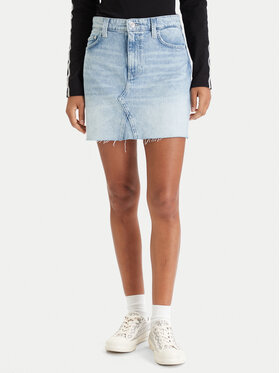 Guess Guess Džinsa svārki W6RD1H D6833 Zils Regular Fit