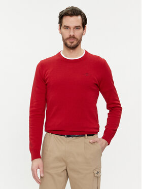 Aeronautica Militare Aeronautica Militare Pulover 241MA1488L506 Roșu Slim Fit