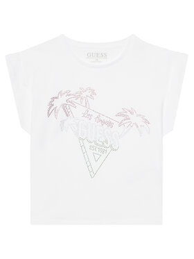 Guess Guess T-Shirt J5GI32 K8HM4 Biały Regular Fit