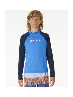Rip Curl Rip Curl Koszulka do pływania Shock Upf L/S-Boy Niebieski