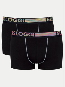 Sloggi Sloggi Komplet 2 par bokserek 10218485 Czarny