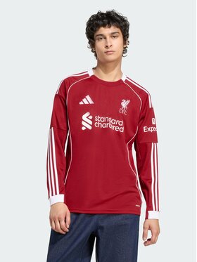 adidas adidas Koszulka techniczna Liverpool FC 25/26 Long Sleeve Home Jersey Czerwony Slim Fit