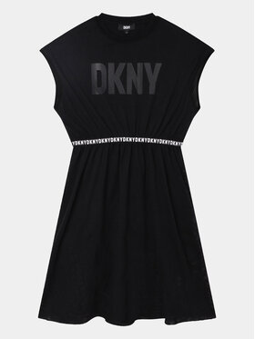 DKNY DKNY Každodenní šaty D32898 D Černá Regular Fit