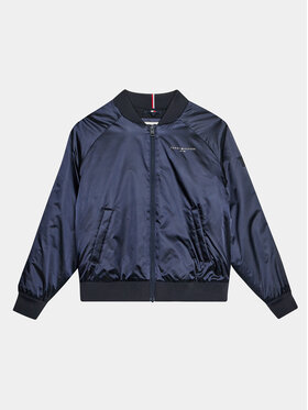 Tommy Hilfiger Tommy Hilfiger Куртка бомбер KG0KG07829 D Cиній Oversize