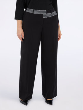 Fiorella Rubino Fiorella Rubino Pantaloni di tessuto P011T005074N033 Nero Regular Fit