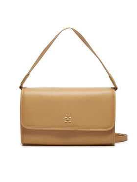 Tommy Hilfiger Tommy Hilfiger Torebka Th Monotype Shoulder Bag AW0AW16162 Beżowy
