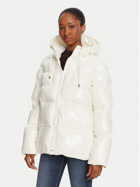 PINKO PINKO Μπουφάν χειμωνιάτικο Eleodoro 101597 A2P7 Λευκό Regular Fit