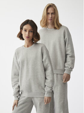 Americanos Americanos Mikina Unisex Portland Sivá Relaxed Fit