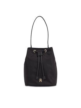 Tommy Hilfiger Tommy Hilfiger Borsetta Poppy Bucket AW0AW15218 Nero
