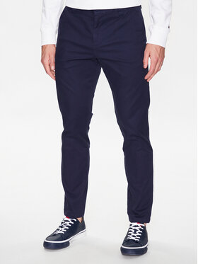 Tommy Jeans Tommy Jeans Pantaloni di tessuto Austin DM0DM15964 Blu scuro Slim Fit