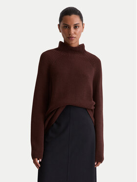 Marc O'Polo Marc O'Polo Rollkragenpullover 509 6059 60009 Dunkelrot Regular Fit