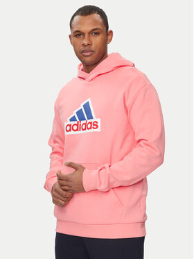 adidas adidas Bluză Future Icons Badge of Sport IS9597 Roz Relaxed Fit