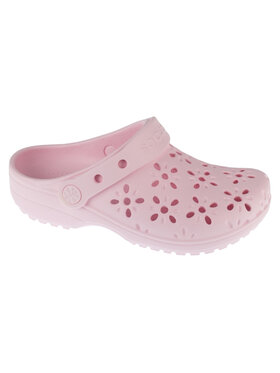 Crocs Crocs Ciabatte Classic Floral Cut Out Clog Kids Rosa