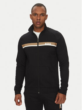 BOSS BOSS Pulóver Authentic 50540660 Fekete Regular Fit