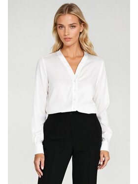 NIFE NIFE Bluzka B206 Écru Regular Fit