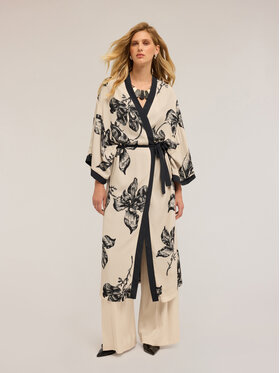 Motivi Motivi Kurtka outdoor R235W000149N0S1 Biały Baggy Fit