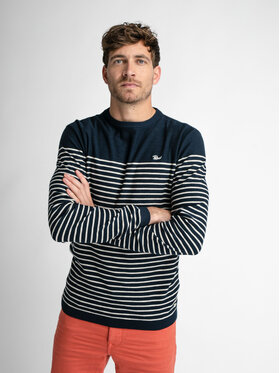 Petrol Industries Petrol Industries Pullover M-1030-KWR201 Dunkelblau Regular Fit