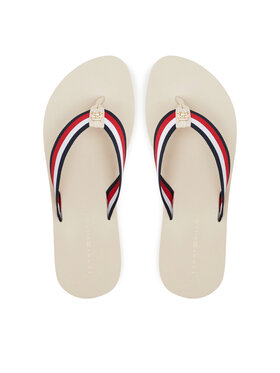 Tommy Hilfiger Tommy Hilfiger Japanke Th Corp Mid Wedge Beach Sandal FW0FW08517 Bež