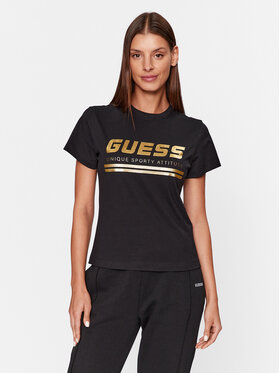 Guess Guess Тишърт V3BI13 I3Z14 Черен Regular Fit