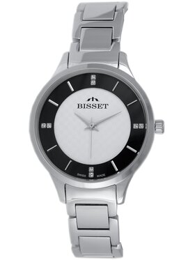 Bisset Bisset Zegarek Bisset-BSBE45SISB03BX Srebrny